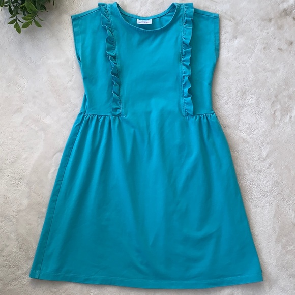Hanna Andersson Other - Hanna Andersson 130 Turquoise Blue Dress 8 EUC